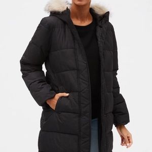 Gap Black Puffer Jacket (xl)